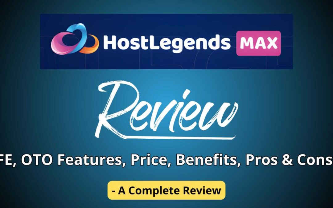 Elevating Business Success: HostLegends MAX FE Sets New Standards in Premium Web Hosting